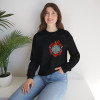 In the Heat of Danger We Hold the Line Crewneck Sweatshirt